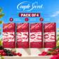 Xtacy Mood ( Intimacy Dark Chocolate) = Pack of 4 (Prunes & Cranberry,Rose Pan)