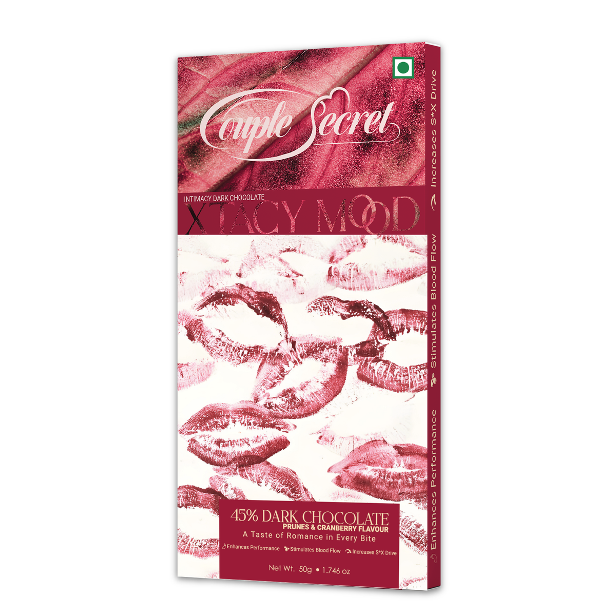 Xtacy Mood ( Intimacy Dark Chocolate) 50g  Prunes & Cranberry